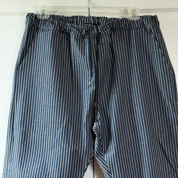 NWOT Major Threads men’s XXL Jastillana Zip Trousers Track Stripe Denim. Stack - Picture 3 of 9